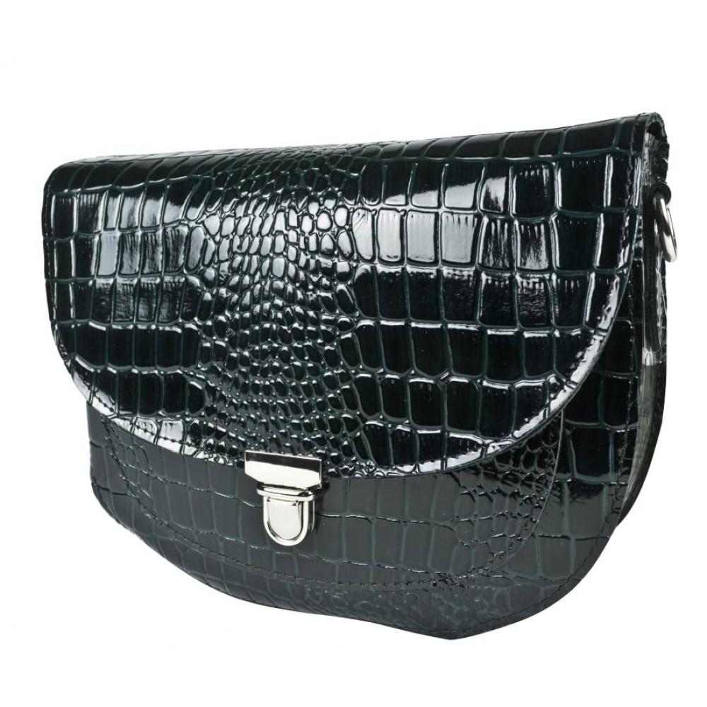 Кожаная женская сумка Amendola dark green (арт. 8003-11) Кожаная женская сумка Amendola dark green (арт. 8003-11)